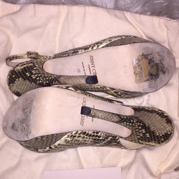 EUC Jimmy Choo Python Pumps - Picture 3 of 6